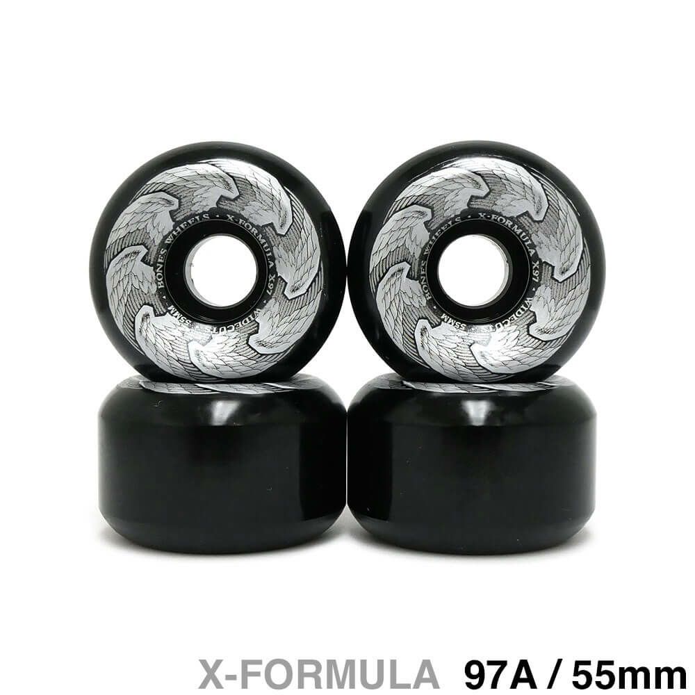 BONES WHEEL ボーンズ ウィール X-FORMULA V6（WIDE-CUT）97A DEATH ANGELS 黒 55mm スケートボード スケボー 1