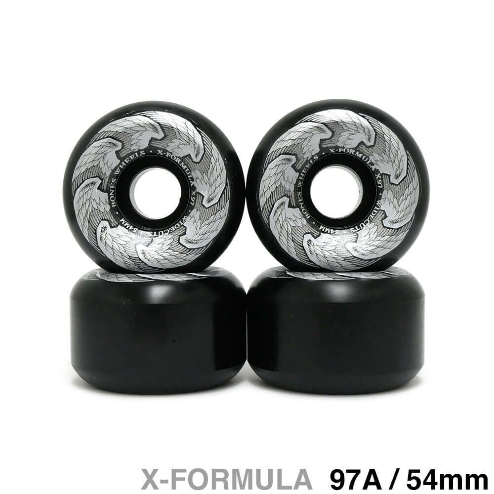 BONES WHEEL ボーンズ ウィール X-FORMULA V6（WIDE-CUT）97A DEATH ANGELS 黒 54mm スケートボード スケボー 1