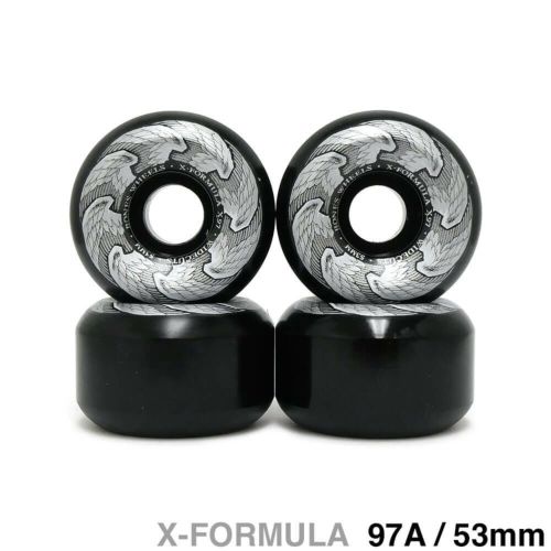 BONES WHEEL ボーンズ ウィール X-FORMULA V6（WIDE-CUT）97A DEATH ANGELS 黒 53mm スケートボード スケボー 1