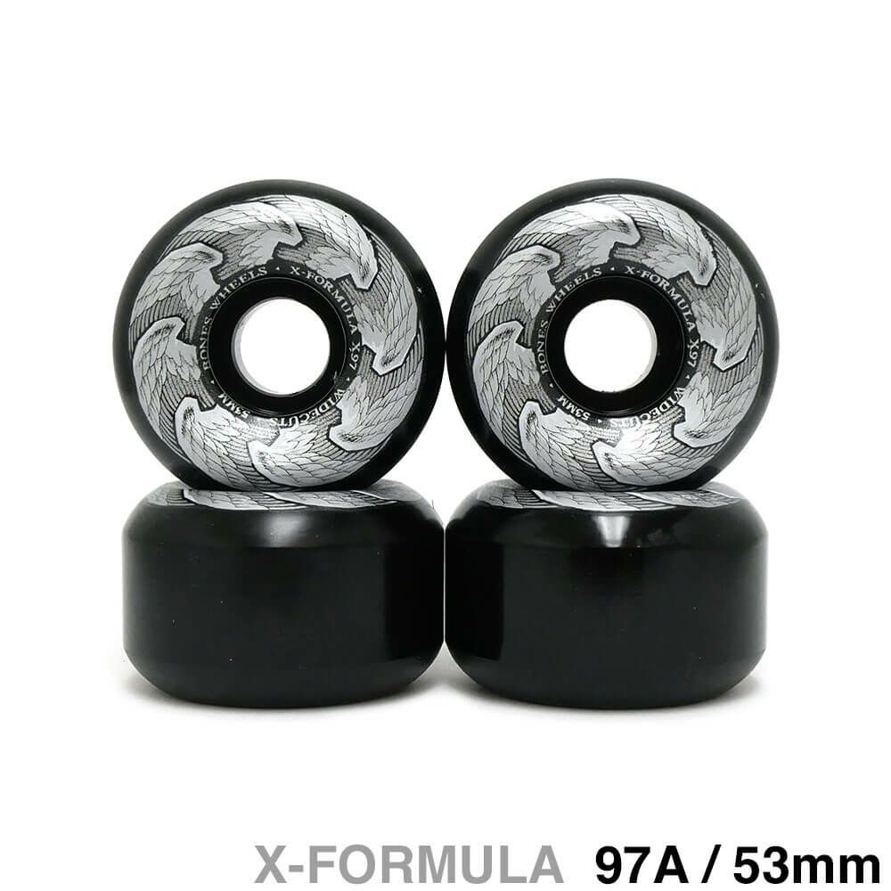 BONES WHEEL ボーンズ ウィール X-FORMULA V6（WIDE-CUT）97A DEATH ANGELS 黒 53mm スケートボード スケボー 1