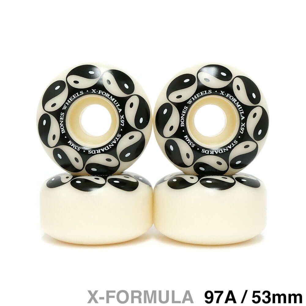 BONES WHEEL ボーンズ ウィール X-FORMULA V1（STANDARD）97A YIN YANG 53mm スケートボード スケボー 1