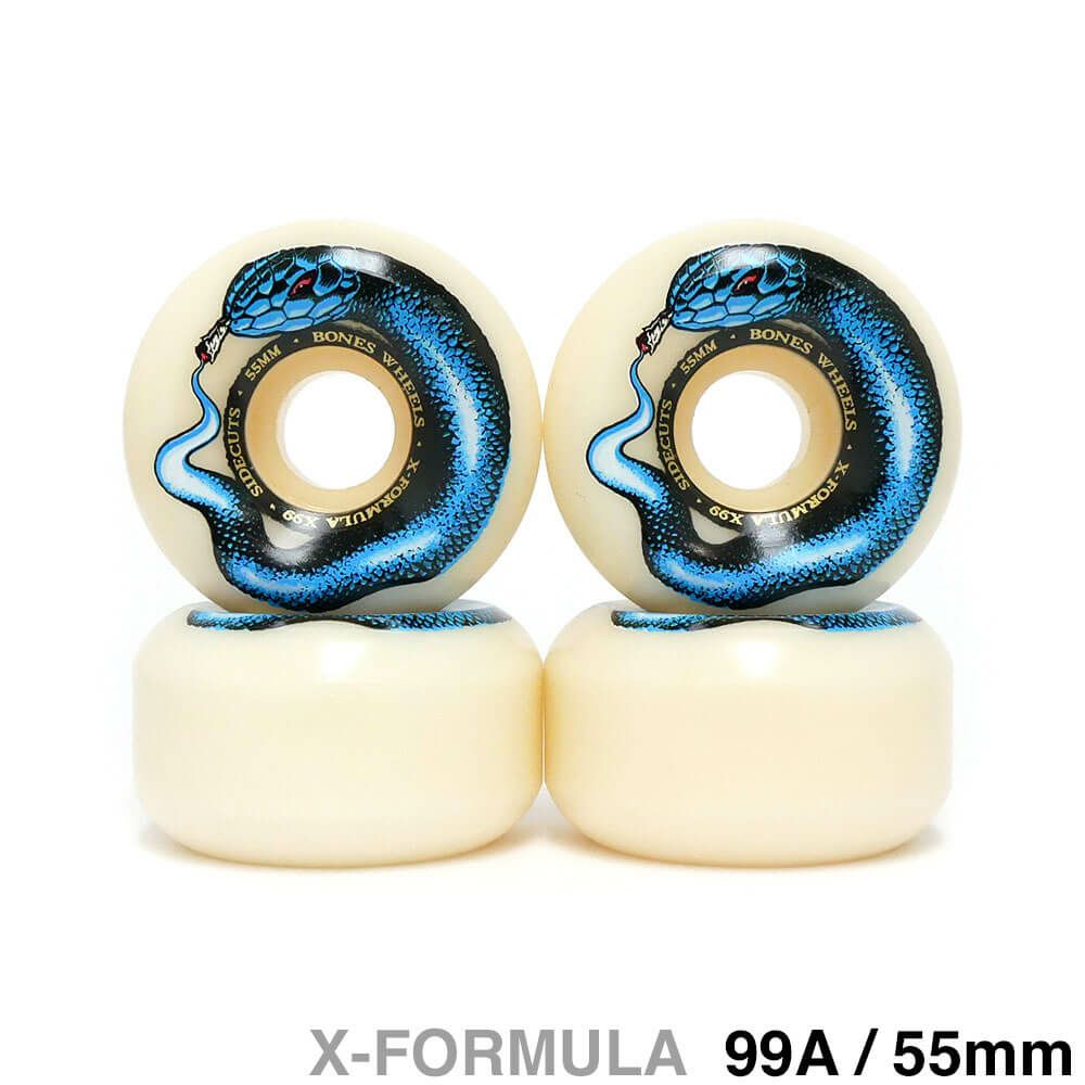 BONES WHEEL ボーンズ ウィール X-FORMULA V5（SIDECUT）99A SMOKIN SNAKE 55mm スケートボード スケボー 1