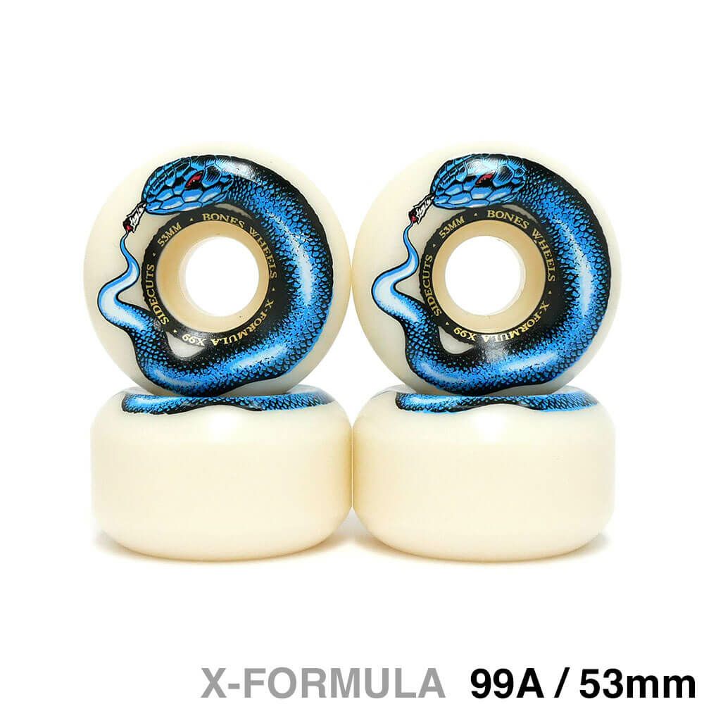 BONES WHEEL ボーンズ ウィール X-FORMULA V5（SIDECUT）99A SMOKIN SNAKE 53mm スケートボード スケボー 1