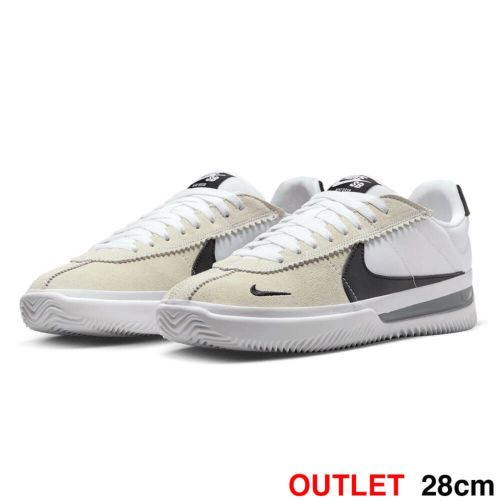  （アウトレット価格 11,550円 → 5,500円）NIKE SB SHOES ナイキSB シューズ スニーカー BRSB DH9227-101 汚れ スケートボード スケボー　1