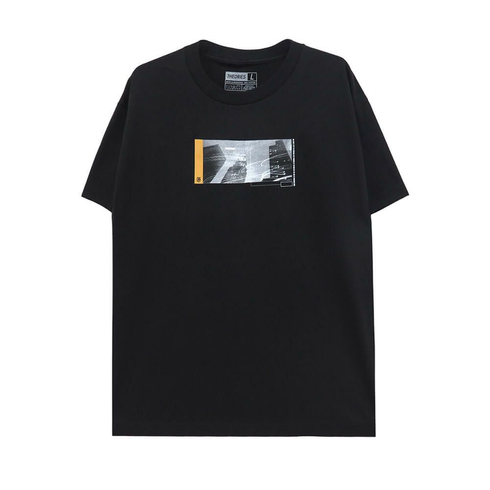  THEORIES T-SHIRT セオリーズ Tシャツ MISDIRECTION BLACK スケートボード スケボー 