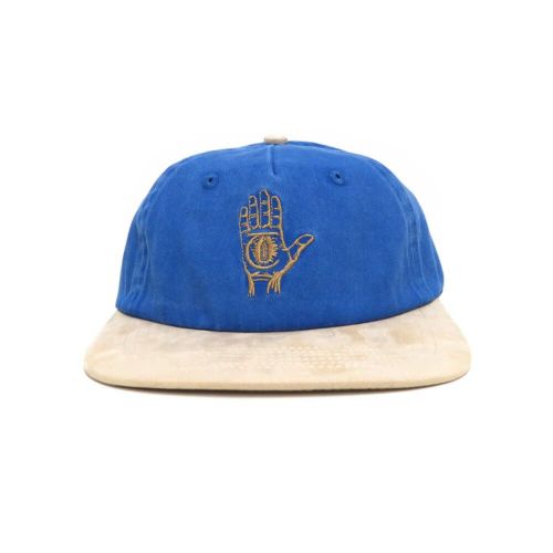 THEORIES CAP セオリーズ キャップ HAND OF THEORIES STRAPBACK DENIM/BROWN SUEDE スケートボード スケボー 1