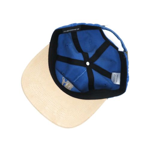THEORIES CAP セオリーズ キャップ HAND OF THEORIES STRAPBACK DENIM/BROWN SUEDE スケートボード スケボー 3