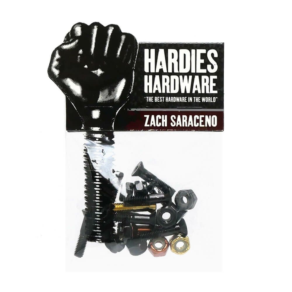 HARDIES HARDWARE BOLT ハーディーズハードウエア ボルト（六角）7/8インチ ZACH SARACENO ALLEN BLACK/RED スケートボード スケボー 1
