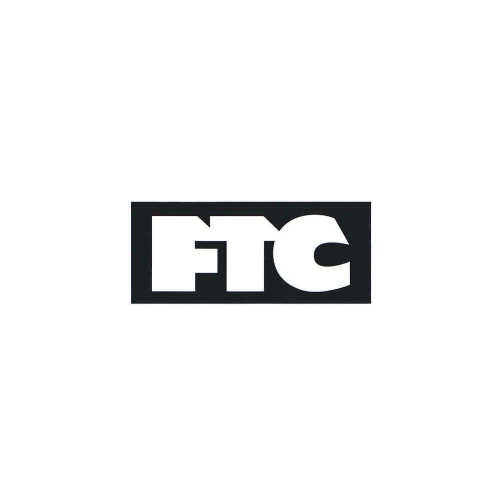FTC STICKER エフティーシー ステッカー SMALL LOGO BLACK/WHITE スケートボード スケボー