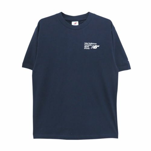 NEW BALANCE NUMERIC T-SHIRT ニューバランス ヌメリック Tシャツ NUMERIC SMALL LOGO NAVY スケートボード スケボー 1