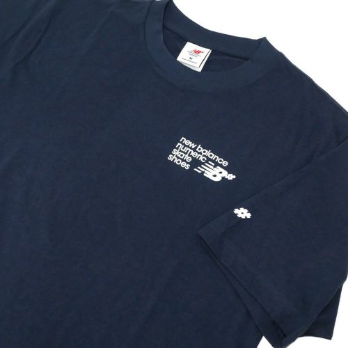 NEW BALANCE NUMERIC T-SHIRT ニューバランス ヌメリック Tシャツ NUMERIC SMALL LOGO NAVY スケートボード スケボー 2