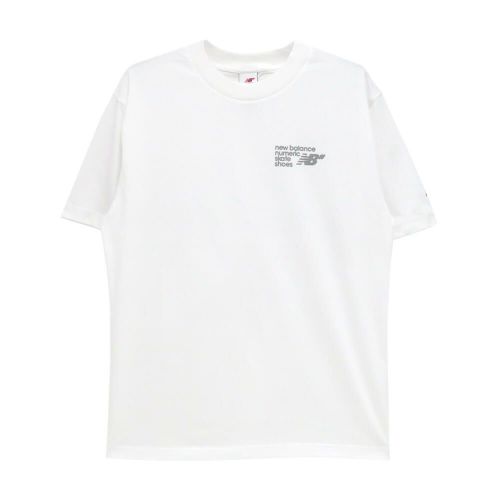NEW BALANCE NUMERIC T-SHIRT ニューバランス ヌメリック Tシャツ NUMERIC SMALL LOGO WHITE スケートボード スケボー 1