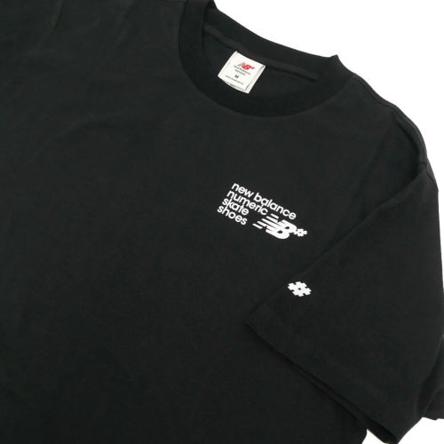 NEW BALANCE NUMERIC T-SHIRT ニューバランス ヌメリック Tシャツ NUMERIC SMALL LOGO BLACK スケートボード スケボー　2