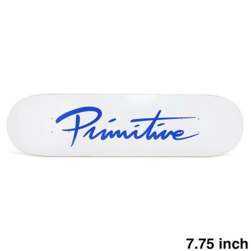 PRIMITIVE DECK プリミティブ デッキ TEAM NUEVO SCRIPT WHITE/DODGERS BLUE 7.75 スケートボード スケボー 1