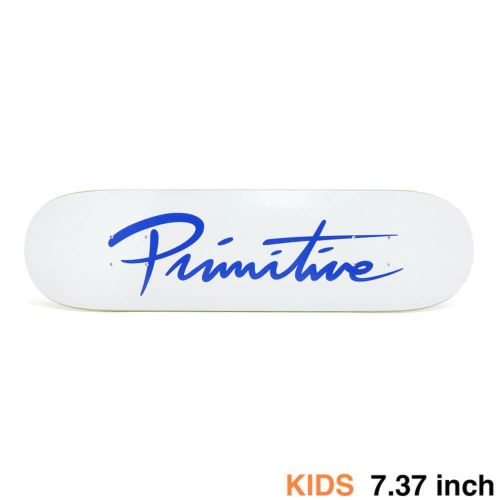 PRIMITIVE DECK プリミティブ デッキ（子供用） TEAM NUEVO SCRIPT WHITE/DODGERS BLUE 7.37 スケートボード スケボー 1