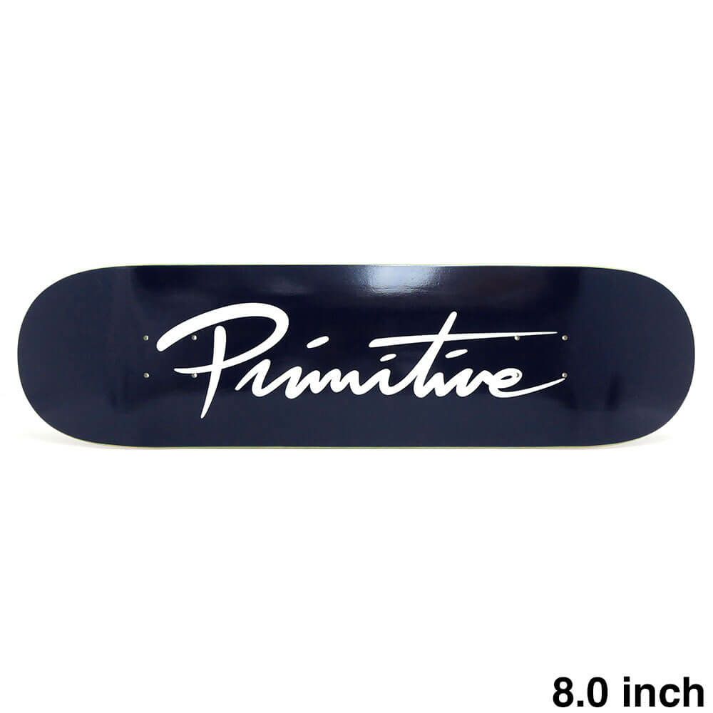 PRIMITIVE DECK プリミティブ デッキ TEAM NUEVO SCRIPT NAVY/YANKEES NAVY 8.0 スケートボード スケボー 1