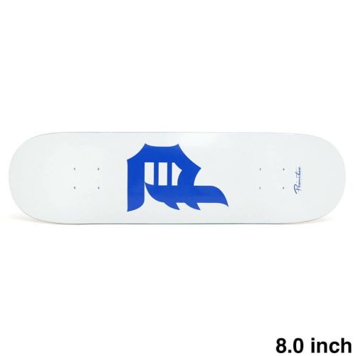 PRIMITIVE DECK プリミティブ デッキ TEAM DIRTY P CORE WHITE/DODGERS BLUE 8.0 スケートボード スケボー 1