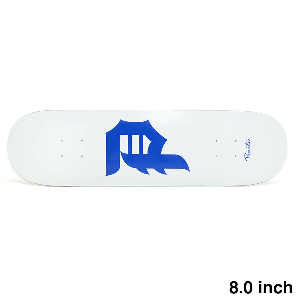 PRIMITIVE DECK プリミティブ デッキ TEAM DIRTY P CORE WHITE/DODGERS BLUE 8.0 スケートボード スケボー 1