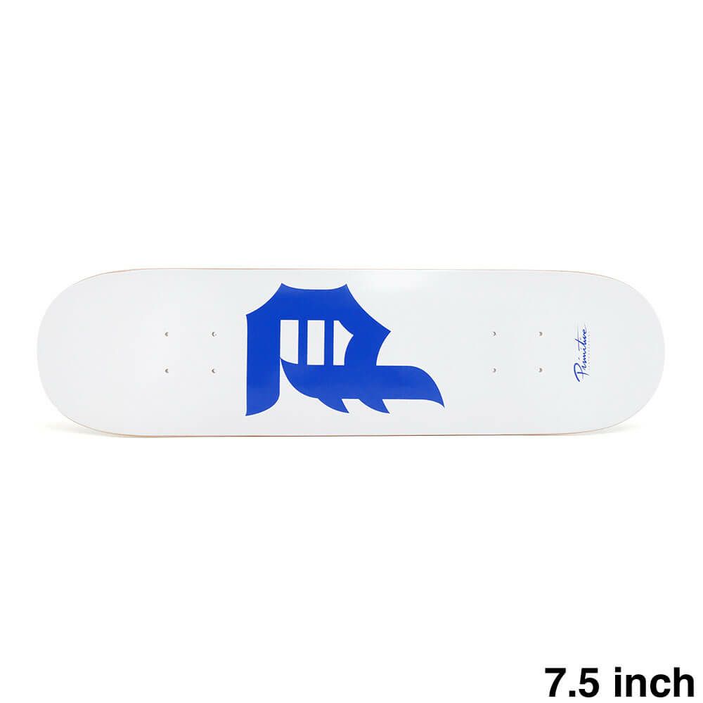 PRIMITIVE DECK プリミティブ デッキ TEAM DIRTY P CORE WHITE/DODGERS BLUE 7.5 スケートボード スケボー 1