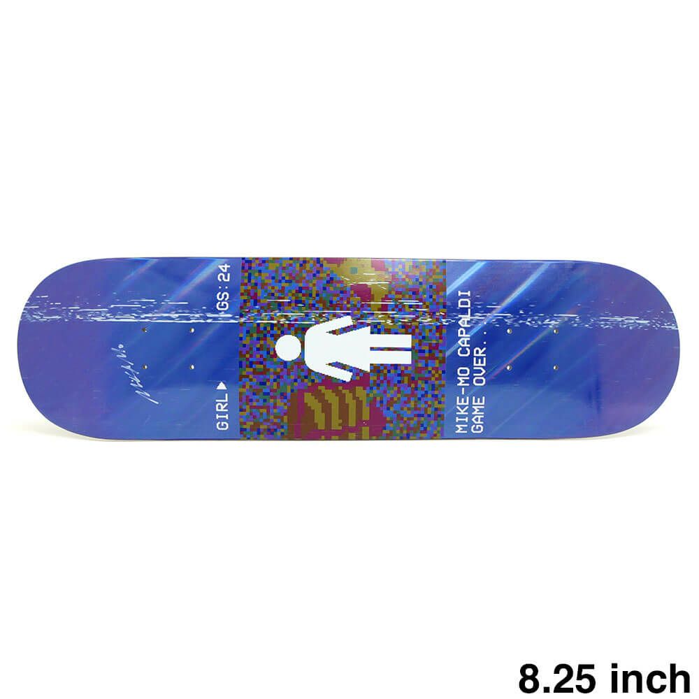 GIRL DECK ガール デッキ MIKE MO CAPALDI MIKEMO'S LAST BOARD BLUE 8.25 スケートボード スケボー　1