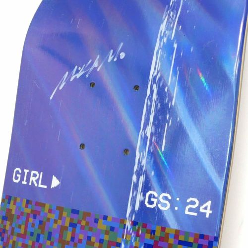 GIRL DECK ガール デッキ MIKE MO CAPALDI MIKEMO'S LAST BOARD BLUE 8.25 スケートボード スケボー　3
