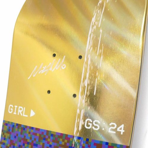 GIRL DECK ガール デッキ MIKE MO CAPALDI MIKEMO'S LAST BOARD GOLD 8.25 スケートボード スケボー 3