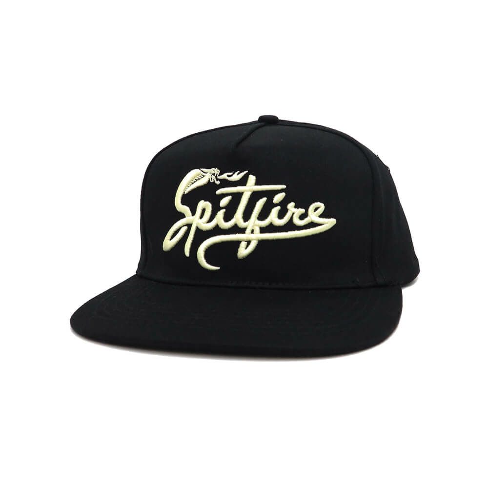  SPITFIRE CAP スピットファイヤー キャップ SNAKE CLASSIC SNAPBACK BLACK/CREAM スケートボード スケボー 