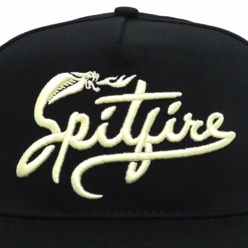  SPITFIRE CAP スピットファイヤー キャップ SNAKE CLASSIC SNAPBACK BLACK/CREAM スケートボード スケボー 4