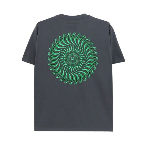 SPITFIRE T-SHIRT スピットファイヤー Tシャツ SNAKE CLASSIC CHARCOAL/GREEN/BLACK スケートボード スケボー 