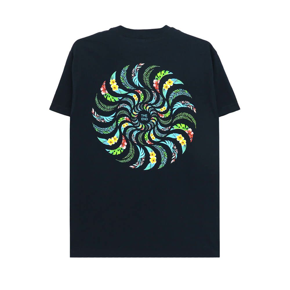 SPITFIRE T-SHIRT スピットファイヤー Tシャツ FLORAL CLASSIC NAVY/MULTI スケートボード スケボー 