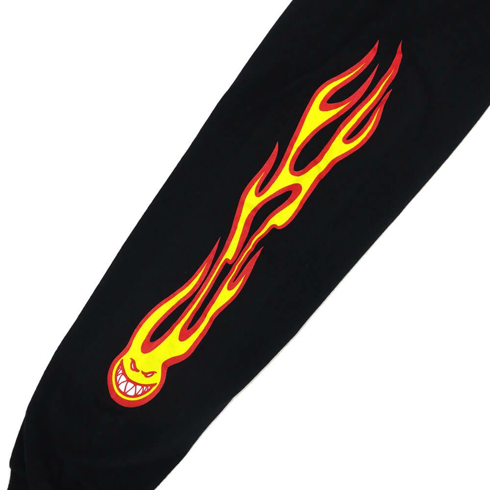  SPITFIRE LONG SLEEVE スピットファイヤー ロングスリーブTシャツ HOTROD SLEEVES BLACK/YELLOW/RED スケートボード スケボー 2
