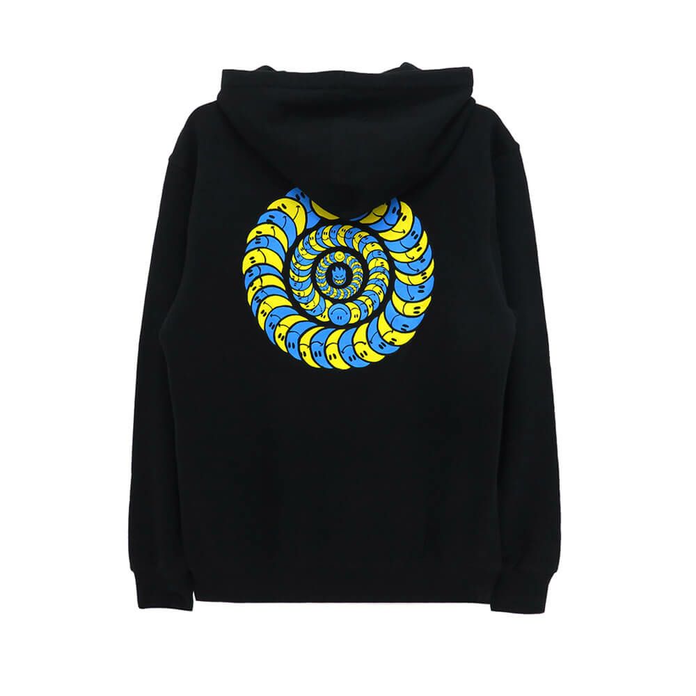 SPITFIRE HOOD スピットファイヤー パーカー HAPPY CLASSIC BLACK スケートボード スケボー 