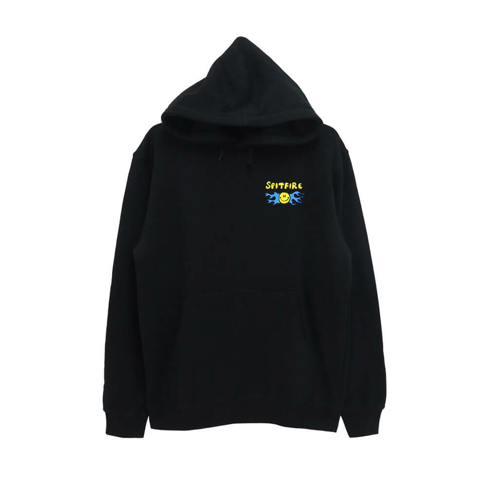 SPITFIRE HOOD スピットファイヤー パーカー HAPPY CLASSIC BLACK スケートボード スケボー 1