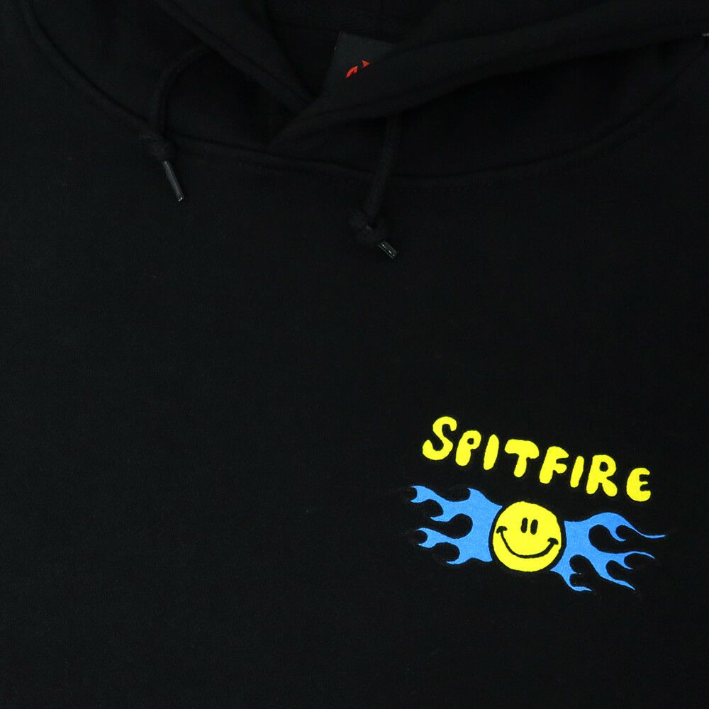 SPITFIRE HOOD スピットファイヤー パーカー HAPPY CLASSIC BLACK スケートボード スケボー 2