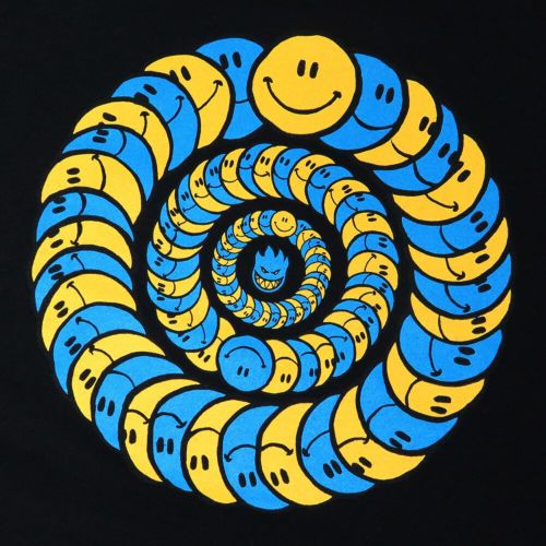 SPITFIRE HOOD スピットファイヤー パーカー HAPPY CLASSIC BLACK スケートボード スケボー 3