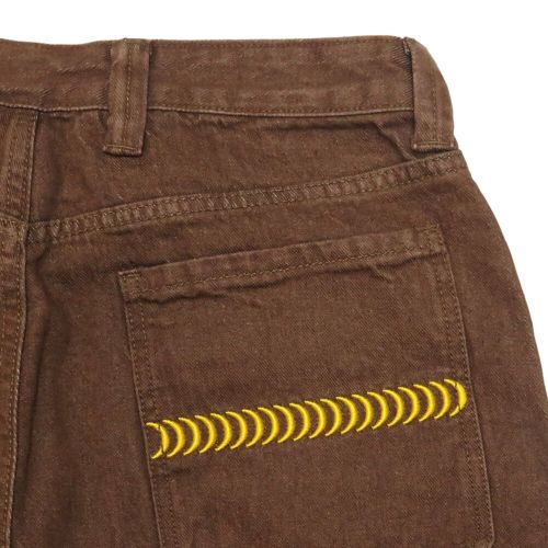 SPITFIRE SHORTS スピットファイヤー ショーツ BIGHEAD DENIM BROWN スケートボード スケボー 4