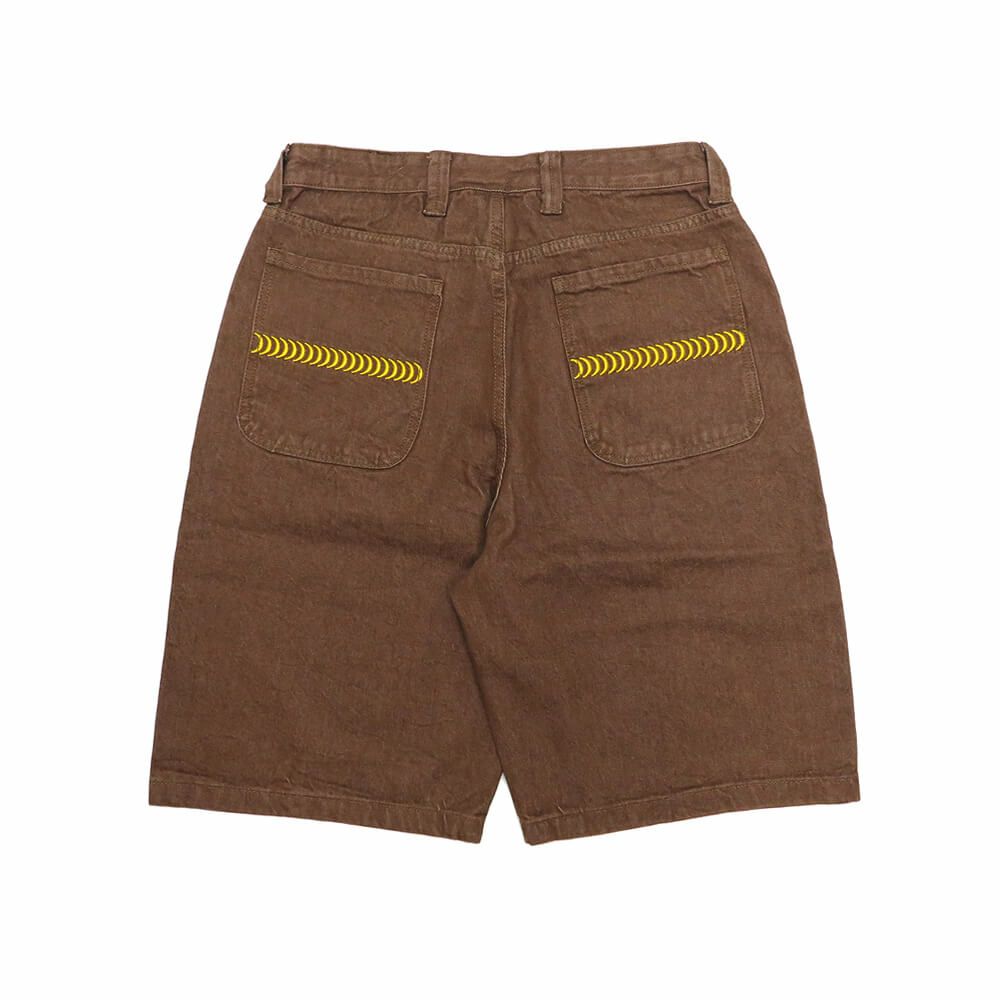 SPITFIRE SHORTS スピットファイヤー ショーツ BIGHEAD DENIM BROWN スケートボード スケボー 5