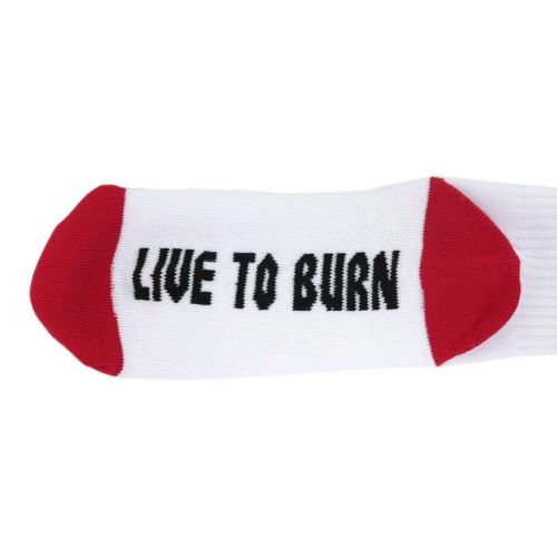 SPITFIRE SOCKS スピットファイヤー ソックス 靴下 BIGHEAD WHITE/RED/BLACK スケートボード スケボー 5