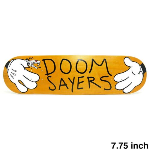 DOOM SAYERS DECK ドゥームセイヤーズ デッキ TEAM TOON DOOM YELLOW STAIN 7.75 スケートボード スケボー 1