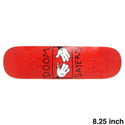 DOOM SAYERS DECK ドゥームセイヤーズ デッキ TEAM TOON SHAKE RED STAIN 8.25 スケートボード スケボー 1