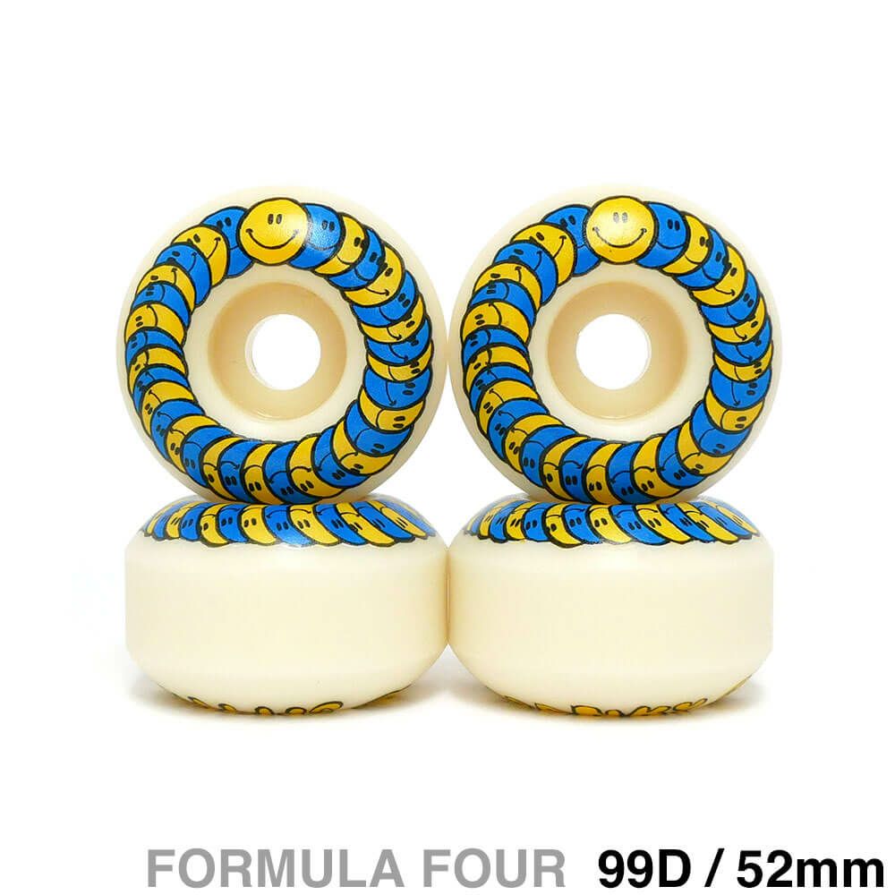 SPITFIRE WHEEL スピットファイヤー ウィール FORMULA FOUR (F4) CLASSIC 99D KEVIN SPANKY LONG HAPPY 52mm スケートボード スケボー 1