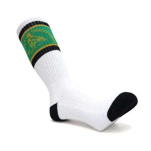 ANTIHERO SOCKS アンチヒーロー ソックス 靴下 CLUB HOUSE WHITE/GREEN/BLACK スケートボード スケボー 