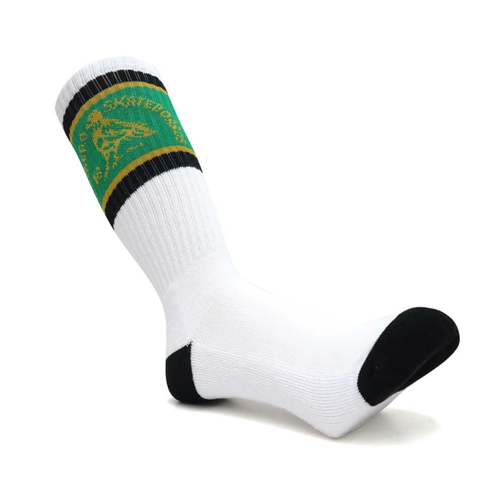 ANTIHERO SOCKS アンチヒーロー ソックス 靴下 CLUB HOUSE WHITE/GREEN/BLACK スケートボード スケボー 