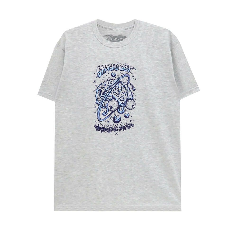 ANTIHERO T-SHIRT アンチヒーロー Tシャツ GRIMPLESTIX SPACED OUT ASH スケートボード スケボー 