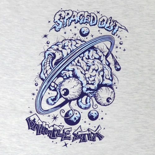 ANTIHERO T-SHIRT アンチヒーロー Tシャツ GRIMPLESTIX SPACED OUT ASH スケートボード スケボー 1