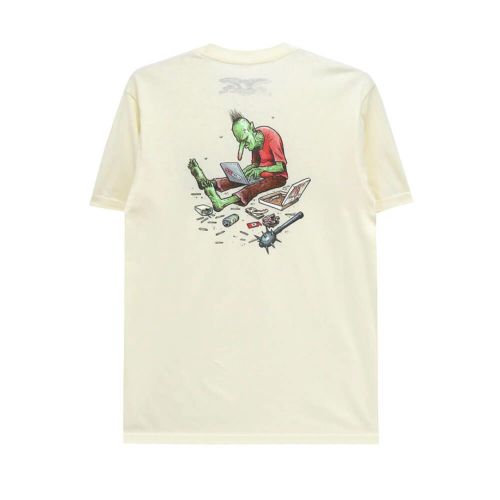 ANTIHERO T-SHIRT アンチヒーロー Tシャツ TROLLS CREAM スケートボード スケボー 