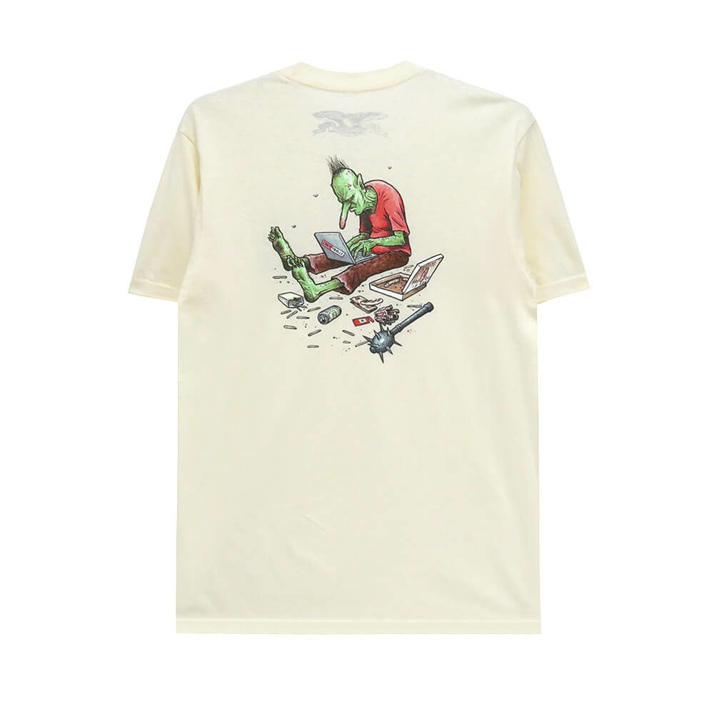 ANTIHERO T-SHIRT アンチヒーロー Tシャツ TROLLS CREAM スケートボード スケボー 