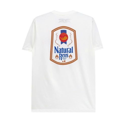 ANTIHERO T-SHIRT アンチヒーロー Tシャツ NATTY REVS WHITE スケートボード スケボー 