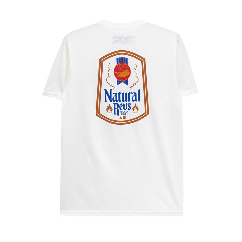 ANTIHERO T-SHIRT アンチヒーロー Tシャツ NATTY REVS WHITE スケートボード スケボー 