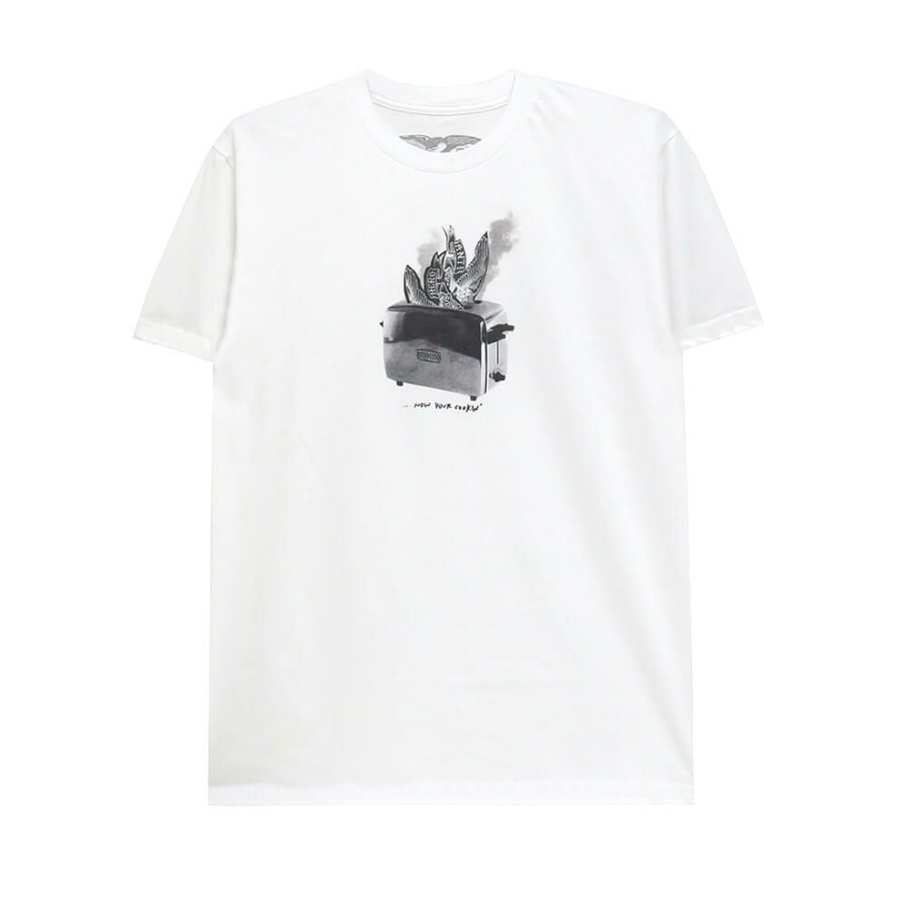 ANTIHERO T-SHIRT アンチヒーロー Tシャツ TOASTED WHITE スケートボード スケボー 